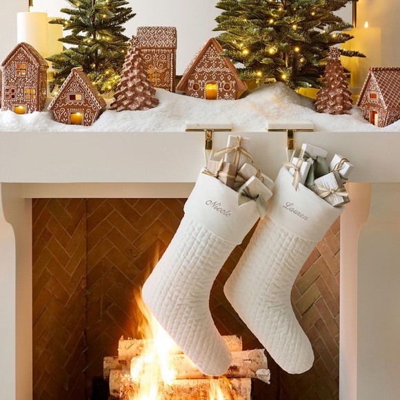 Pottery Barn Gingerbread House Stoneware New With Tag - Picture 9 of 16